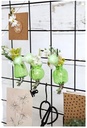 Gekleurd glazen flesje Clipper Groen  Set van 3 flesje met clip