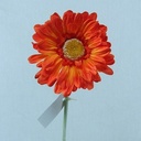 Gerbera 54 cm Oranje FS zijde bloemen / st