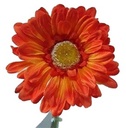 Gerbera 54 cm Oranje FS zijde bloemen / st