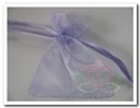 Giftbag organza Lila ca. 7*9 cm cadeauzakje,bruiloftbedankje