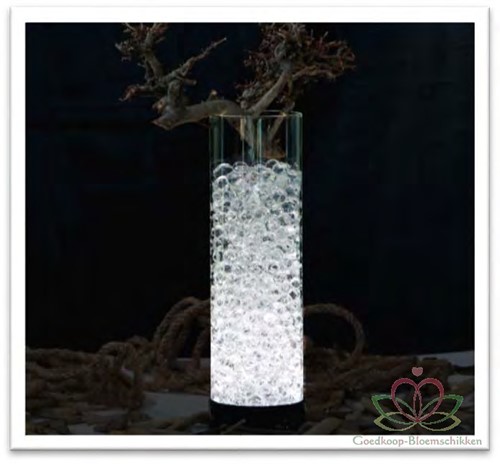 Glas Vaas 28 cm Met Ledbodem 