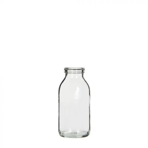 Glas vaas Flesje Glas voor schelpen 10, 4*4, 8cm Glas voor schelpen