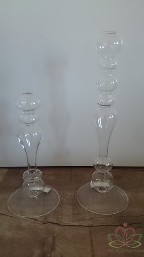 Glas Vaas Kandelaar 30 cm 