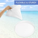 Grote Siliconenmal voor bv salontafel epoxy 60 cm diameter en 6 cm diep Origineel.Herbruikbaar. Voor Epoxy Resin