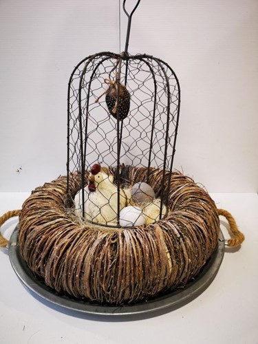 Haan keramiek 12,6 x 9,3 x 12 cm 