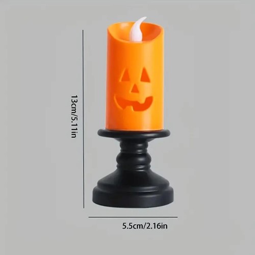 Halloween Oranje Flikkerende Led kaars Lights LED Candle Met filmpje