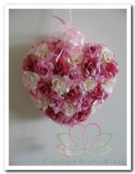 Hart Rose-Pink 3 tinten glitter dicht 