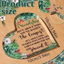 Hart van Epoxy met Bloemen Friendship isn't about who you've known 10*1 cm Persoonlijk aandenken