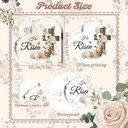 Hart van Epoxy met Kruis en Lam He is Risen 10*1 cm Pasen
