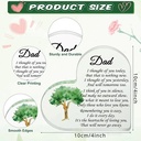Hart van Epoxy met Levensboom DAD 10*1 cm Persoonlijk aandenken