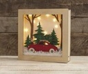 Houten bouwset 3D lijst, Auto, FSC, 30x30x6, 6cm 1Set 