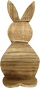 Houten Haas Smoke oa.k ca. 15*35cm op is op Paashaas van hout