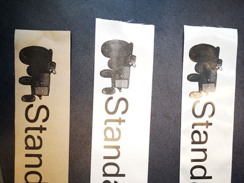 Inkt voor Lintprinters Transferfilm Zwart GWR745 Standard wax-resin 80mm/300m grote kern voor  en stickers