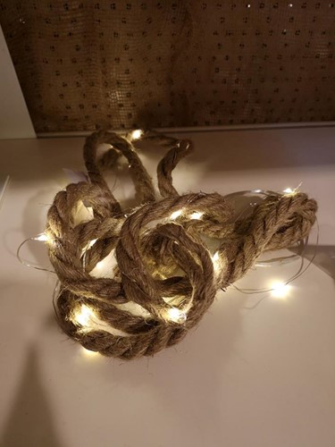 Jute Naturel Xtra DIK TOUW voor toef kleinverpakking 10mm x 200cm Jute touw
