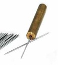 Kaarsenhouder naald met houder 100st 5cm kaarsenhoudernaalden