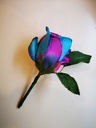 Kameleoncorsage Luxe Corsage Zijden BLUE/PURPLE Schitterende grote corsage