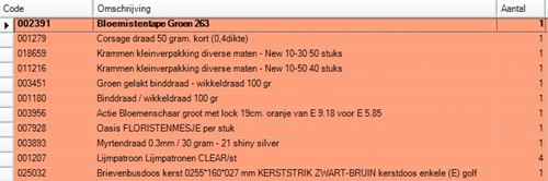Kerstpakket hobby en bloemschikken 25 startpakket
