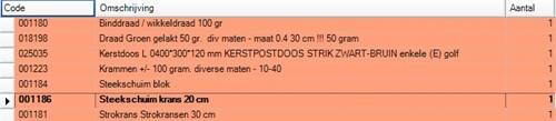 Kerstpakket hobby en Bloemschikken basis 17.50 startpakket