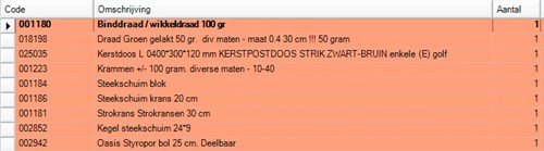 Kerstpakket hobby en Bloemschikken basis 25 startpakket