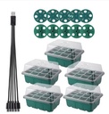 Seed Starter box met kweeklamp 5 lampen 12/60 cellen set 5