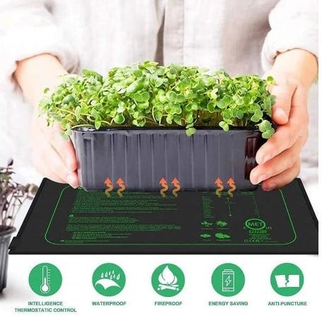 Verwarmingsmat 10 cm x 52.5 cm voor plant en dier