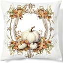 Kussenhoes Witte Pompoentjes #29 45x45 cm
