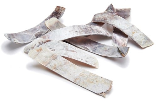 Placuna Raisorblade Shell Stroken Schelp 250 gram