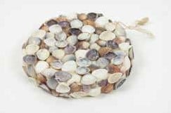 Schelpencirkel donker 15 cm