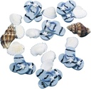 Strandslippers Polyresin Maritiem 3 cm 6 stuks