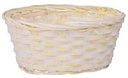 Rieten Mand Bamboe Basket Pastelgeel 20x9 cm