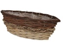 Mand Wilgentenen Pampas Tricolor Naturel 31x11x10 cm