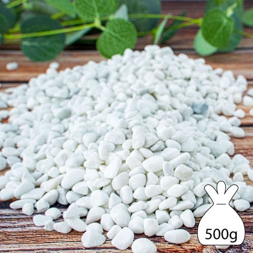 Stone Nuggets Wit Witte Steentjes Zak 6-8 mm 500 gram