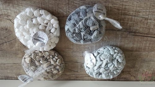 Decoratiesteentjes Netje Zwart 1000 gram