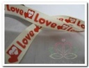 Lint Grosgrain I Love You 16 mm per meter