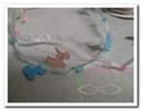 Lint Organza met kinderwagen met parels 16 Rose rol 