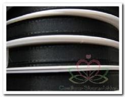 Antennelint Taft Zwart 0,8 cm per meter