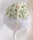 Chiffon Rozenband per meter