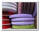 Lint Velours 65 Wijnrood 10 mm rol 9,5 meter