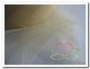 Lint Tule Champagne 8 cm per meter