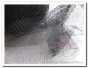 Lint Tule Zwart 8 cm per meter