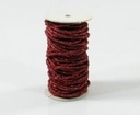 Koord Rood glitter rol 5 meter 