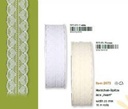 Kant lint met harten 2073-025-70-15 Creme 25 mm rol 15 meter