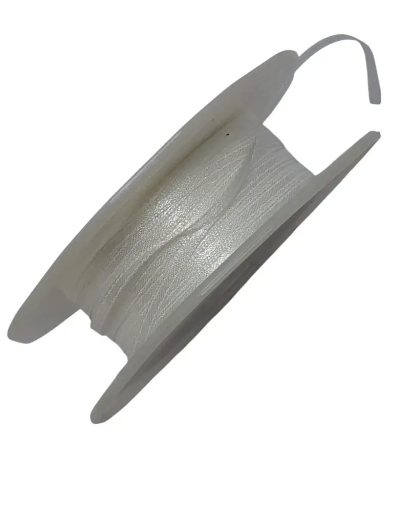 Dubbelsatijn lint 801 Wit 3 mm rol 50 meter
