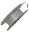 Dubbelsatijn lint 801 Wit 3 mm rol 50 meter