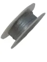 Dubbelsatijn lint 806 Zilver 3 mm rol 50 meter