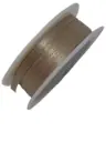 Satijnlint Dubbelsatijn Antennelint 000 Taupe 6 mm rol 50 meter