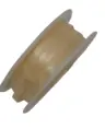 Satijnlint Dubbelsatijn Antennelint 802 Ivory 6 mm rol 50 meter