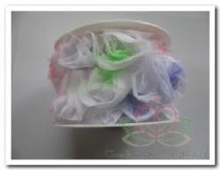 Chiffon Rozenband Pastel rol 3 meter