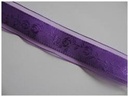 Lint Organza Paars Rozen 24 mm per meter