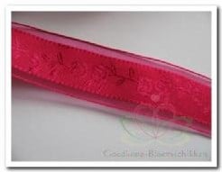 Fuchsia lint Rozen 24 mm per meter